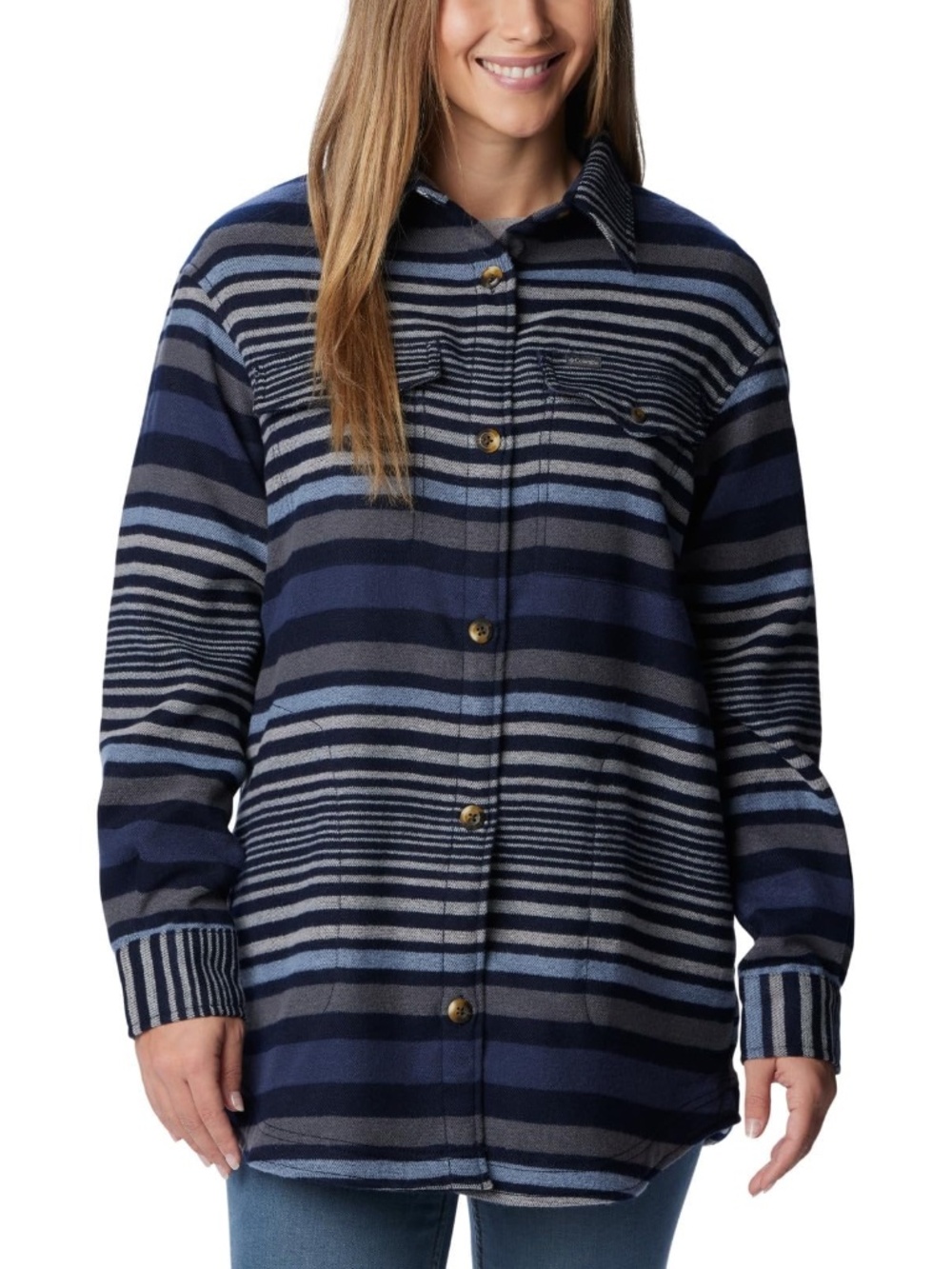 NWT Columbia Calico Basin Shirt Jacket Womens XL - Picture 2 of 2